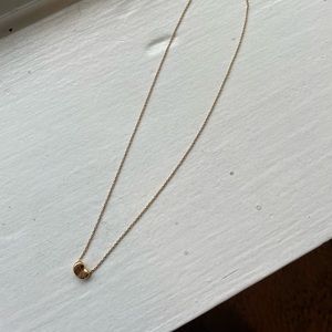 Tiffany & Co Elsa Peretti rose gold Bean necklace